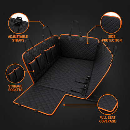Snout & Pounce™ Waterproof Pet Car Seat Cover