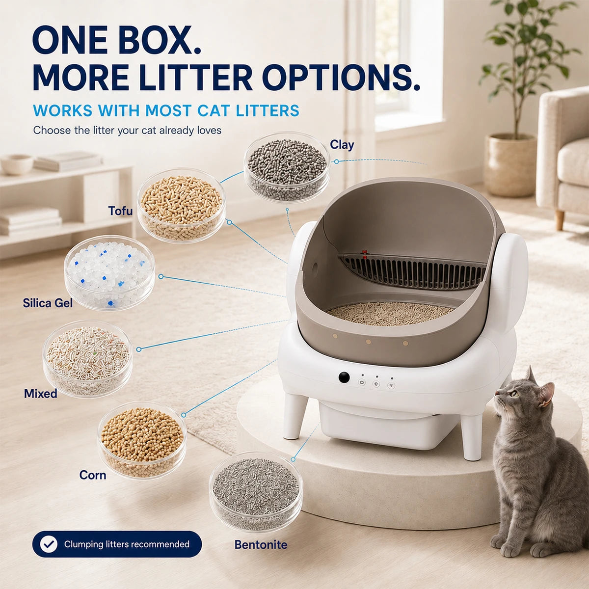 Snout & Pounce™ Self-Cleaning Cat Litter Box