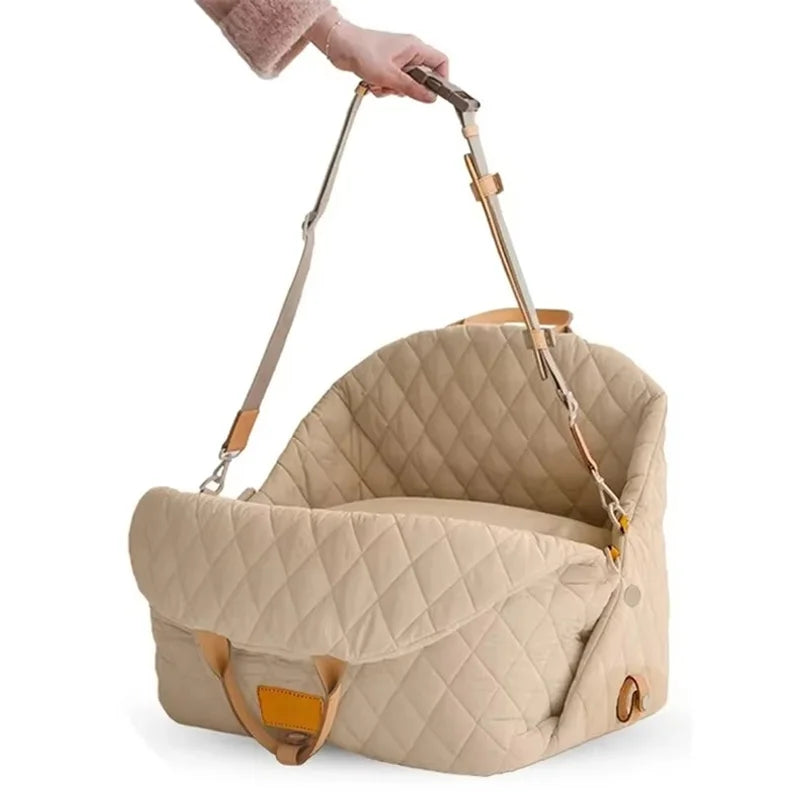 Multifunctional Pet Carrier: Handheld, 3-in-1, Car-Compatible Dog and Cat Bag, Portable Crossbody for Outings