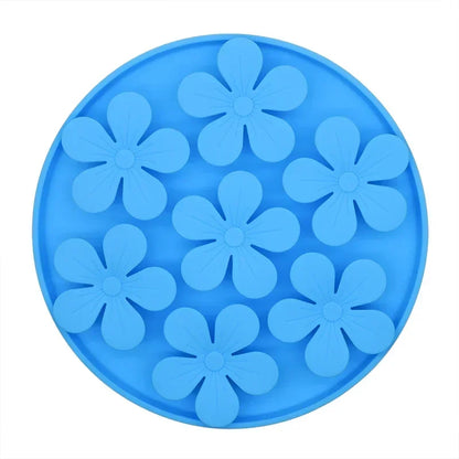 Pet Feeding Mat with Suction Cup Slow Food Bowl Silicone Lick Pad Dog Treat Dispensing Feeder for Dogs And Cats