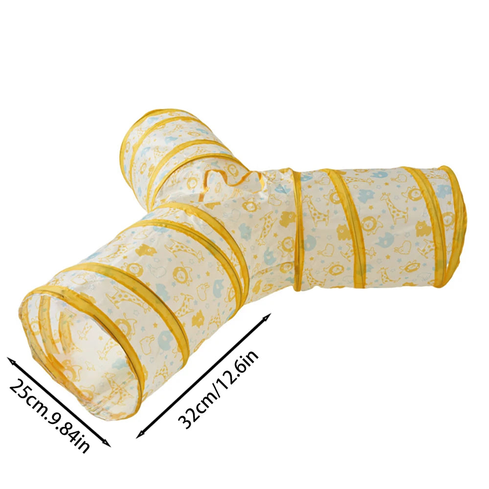 Snout & Pounce™ Foldable Cat Tunnel