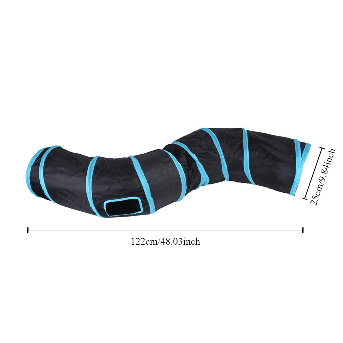 Snout & Pounce™ Foldable Cat Tunnel