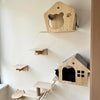 Modular Solid Wood Cat Shelves