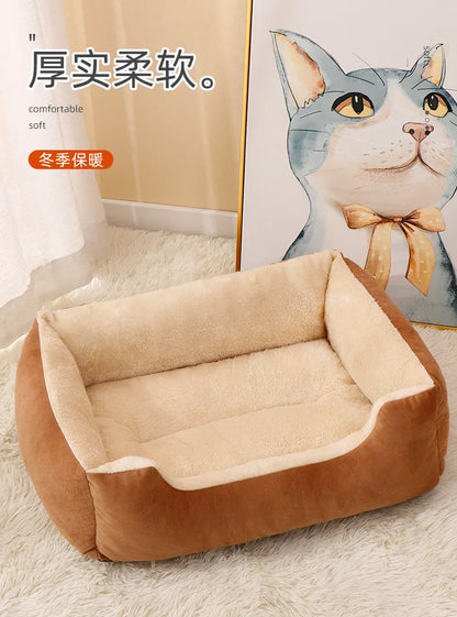 Winter Warm, All-season Plush Cat Pads for Cat and Dog Beds, Washable and Bite-resistant, Small, Medium and Large Dog Bed Pads