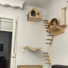 Modular Solid Wood Cat Shelves