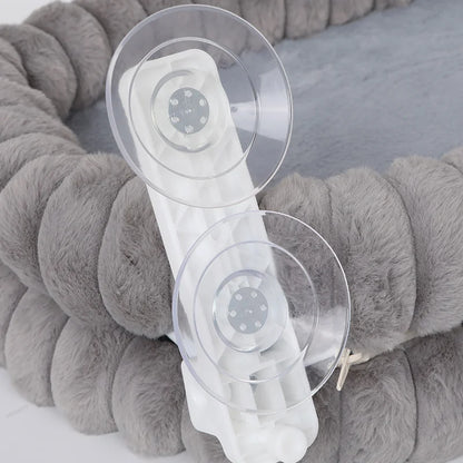 Strong Suction Cups Cat Window Hammock Winter Warm Soft Double-Sided Plush Non-Slip Hanging Cat Sleeping Pad Indoor Pet Supplies