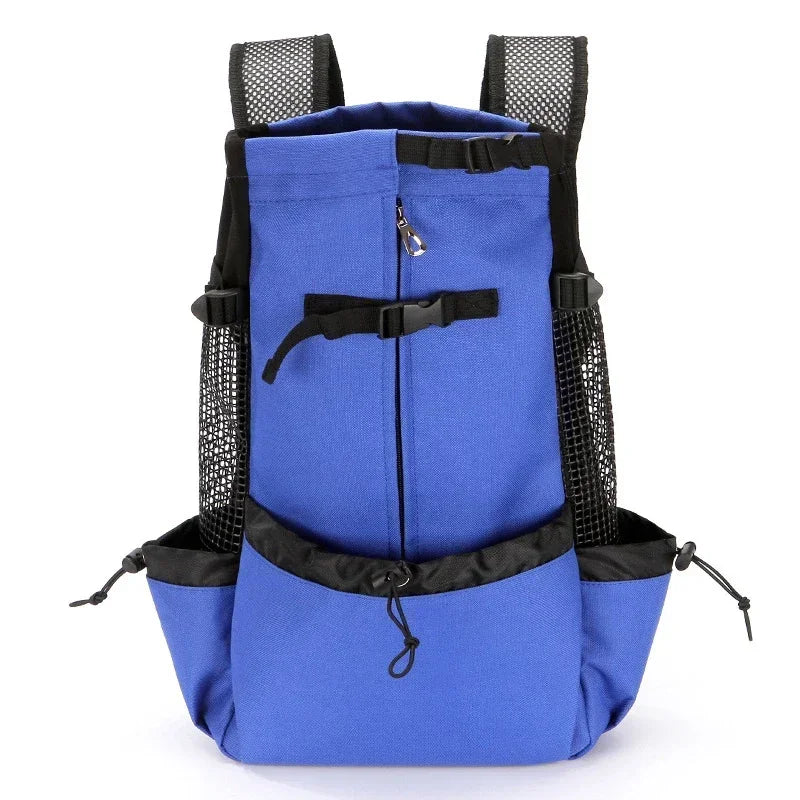 Strong Comfortable Oxford Cloth Dog Carrier Backpack for Cat Dogs High Quality Breathable Cycling Backpack for Outdoor Travel