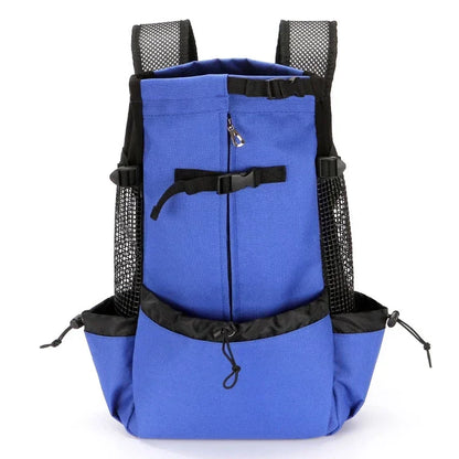 Strong Comfortable Oxford Cloth Dog Carrier Backpack for Cat Dogs High Quality Breathable Cycling Backpack for Outdoor Travel
