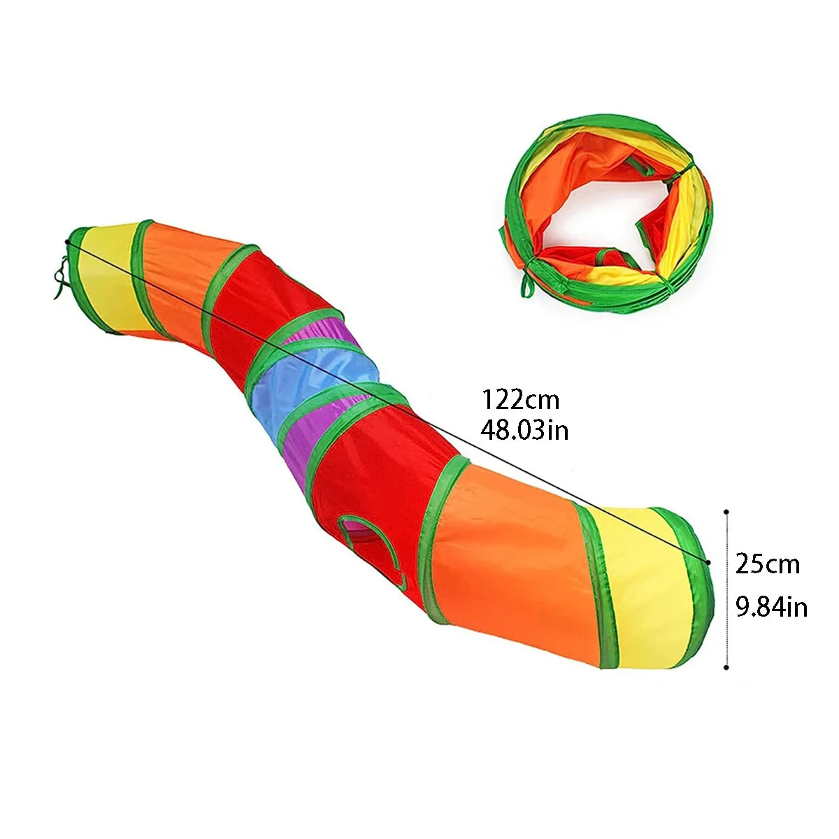 Snout & Pounce™ Foldable Cat Tunnel