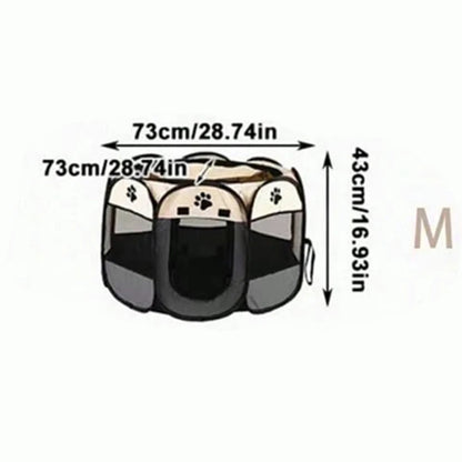 Snout & Pounce™ Portable Pet Playpen