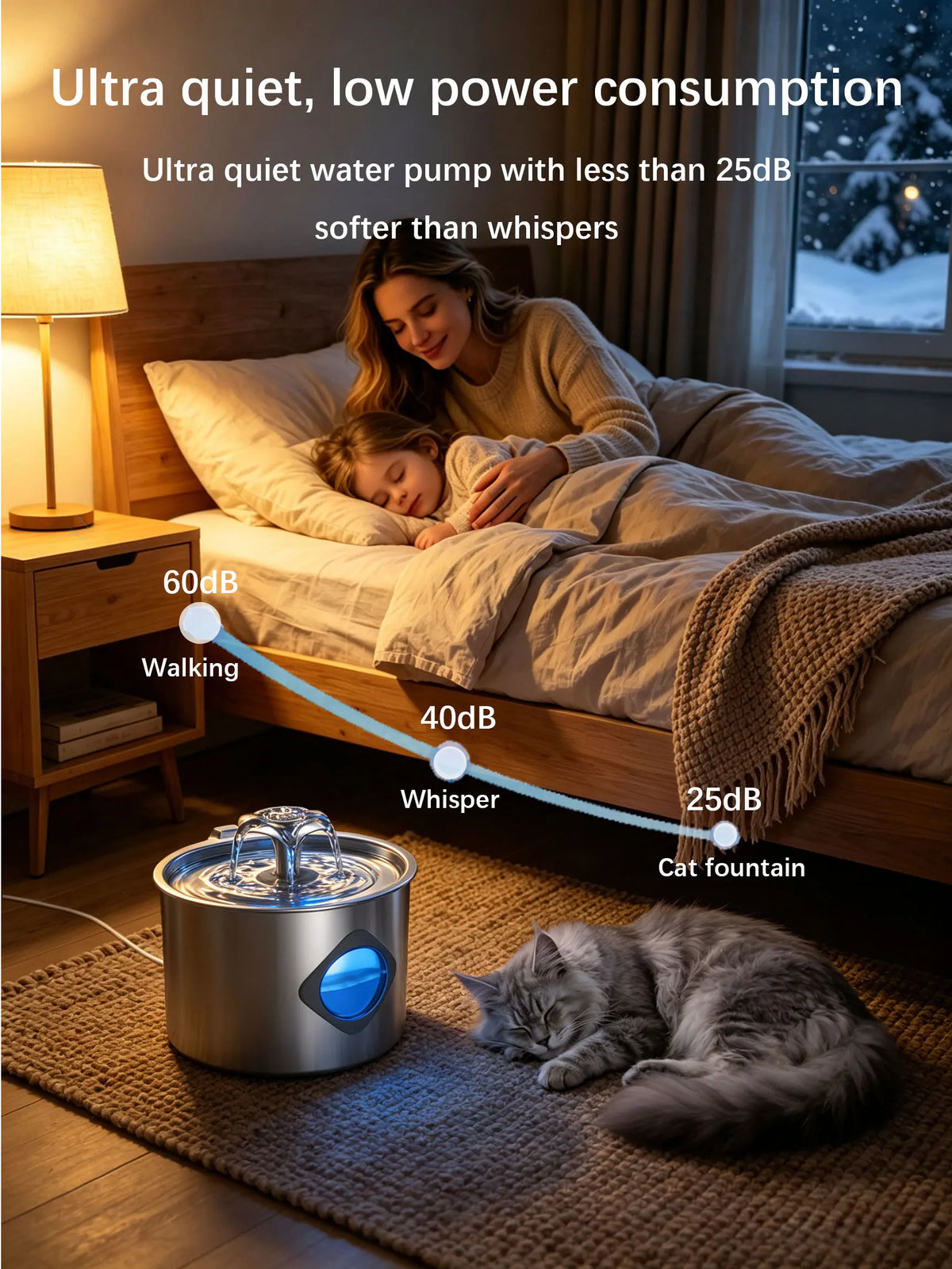 Snout & Pounce™ Cat Water Fountain