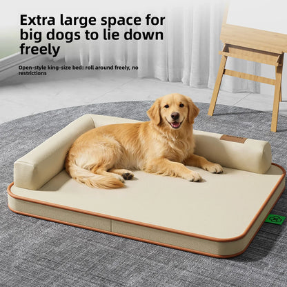 Bed for Large Dogs Medium Dog Big Cushion Bedding Cats Sofa Baskets Small Breeds Mat Cushions Accessories Blanket Pet Puppy Pets