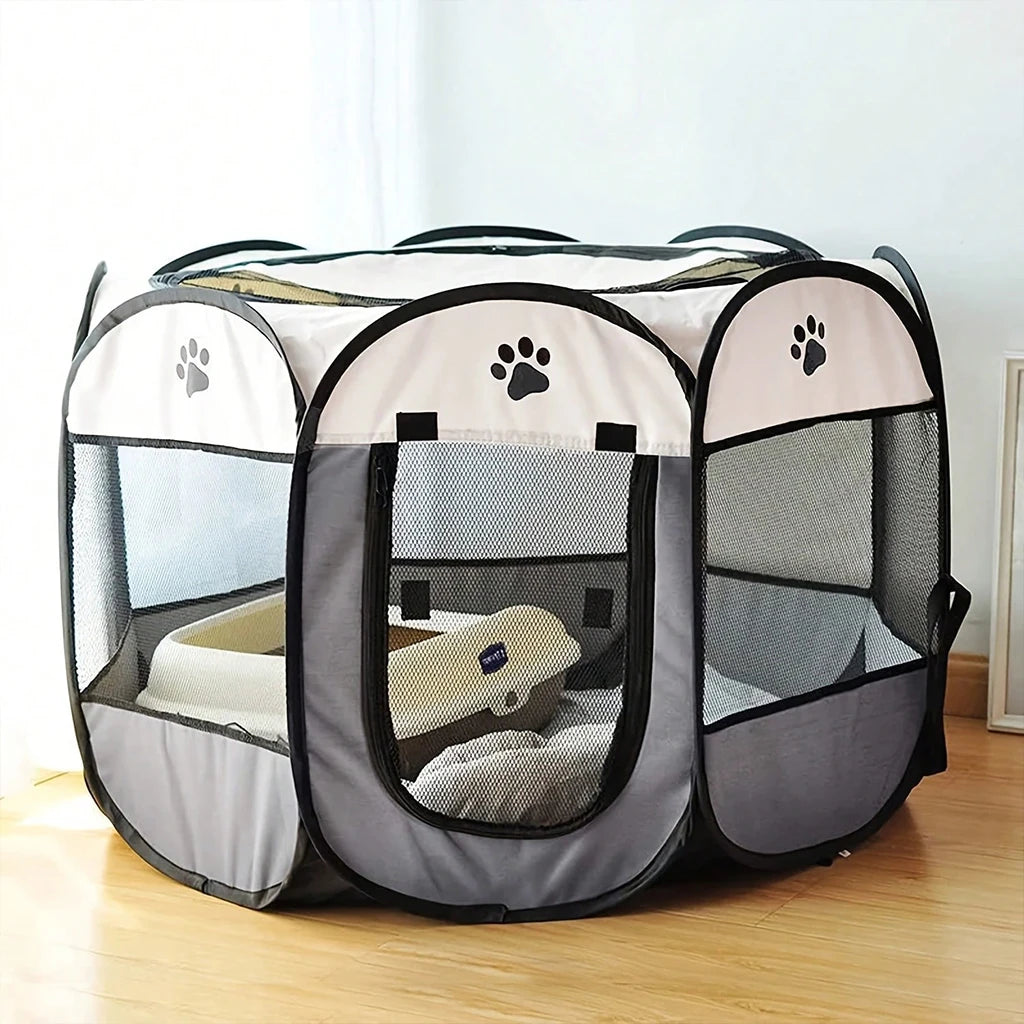 Snout & Pounce™ Portable Pet Playpen