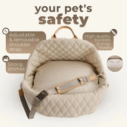 Multifunctional Pet Carrier: Handheld, 3-in-1, Car-Compatible Dog and Cat Bag, Portable Crossbody for Outings