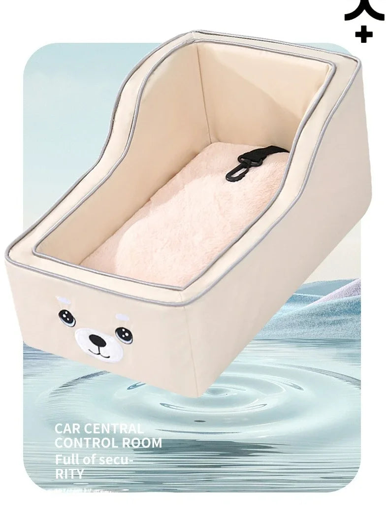 Travel Small Dog Carriers Safe Transport Pet Car Central Control Dog Seat Bed for Cats Car Front Seat Travel Carrier