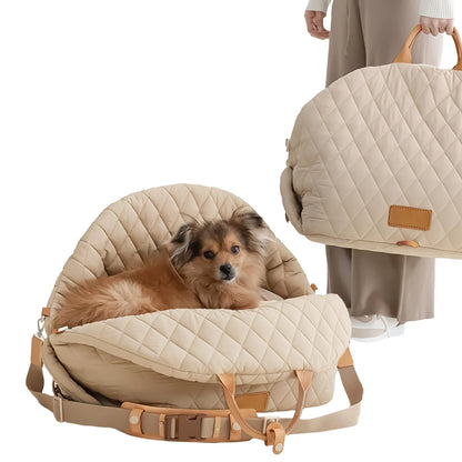 Multifunctional Pet Carrier: Handheld, 3-in-1, Car-Compatible Dog and Cat Bag, Portable Crossbody for Outings