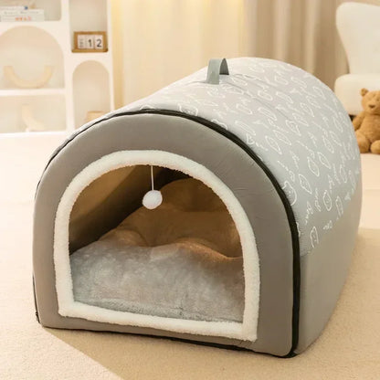 Hot Winter Warm Dog Removable Pet Dog Bed Cozy Pet Nest for Small Medium Dogs Cats Sleeping Bed Comfortable Pet House Supplies