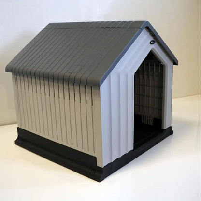 Durable Waterproo Plastic Dog House or Small to Large Sized Dogs, Indoor Outdoor Use Doghouse - Comortable Retreat or Your Pet (