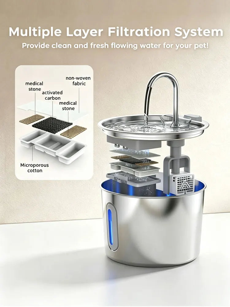 Snout & Pounce™ Cat Water Fountain