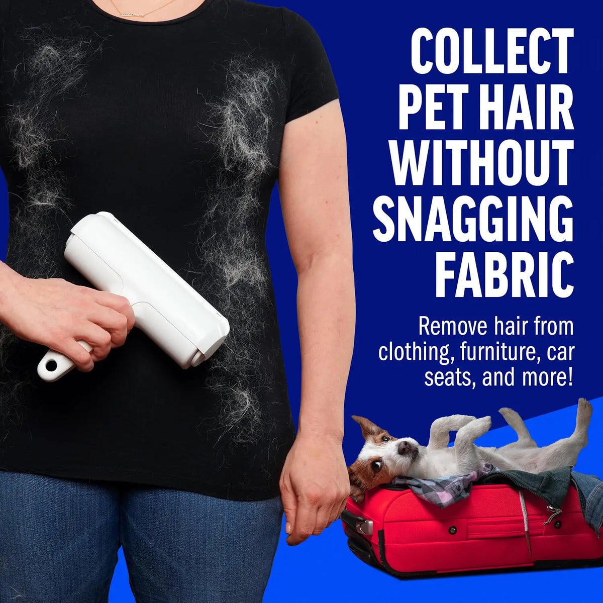 Snout & Pounce™ Reusable Pet Hair Remover