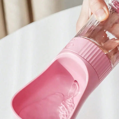 Snout & Pounce™ 3-in-1 Travel Water Bottle