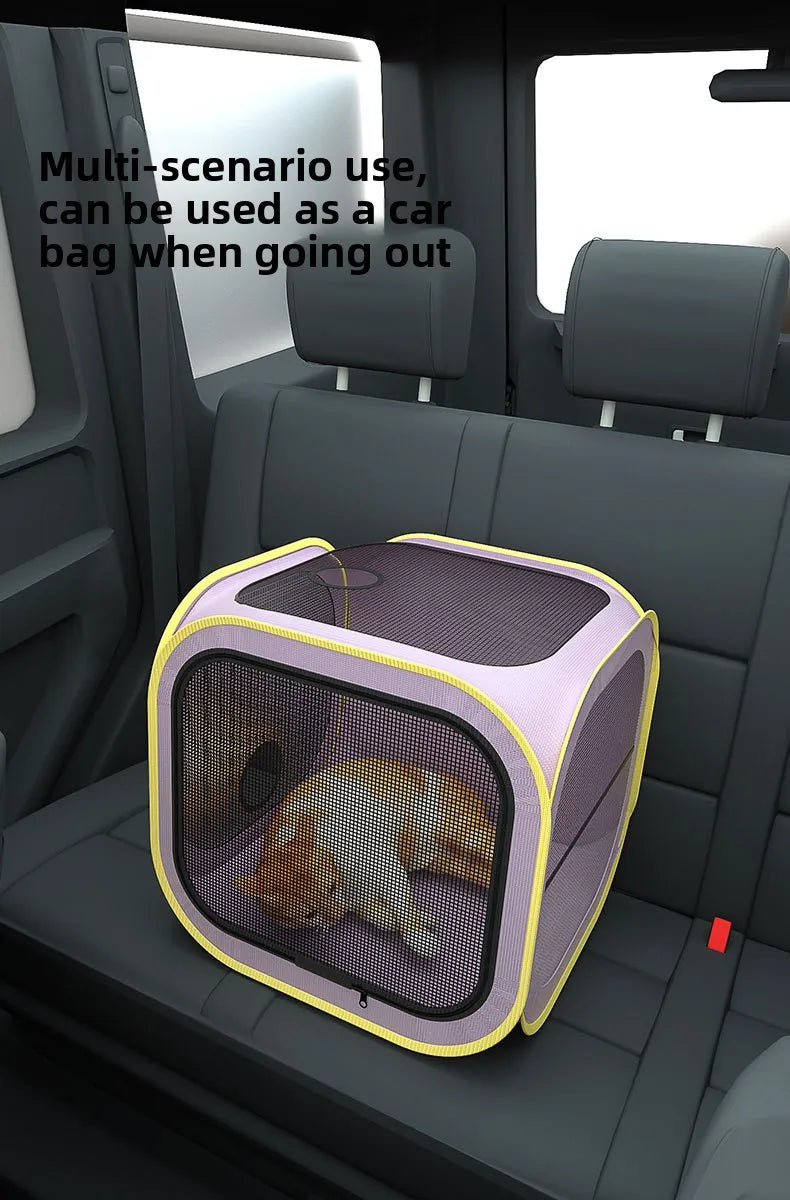 Pet Drying Box Cat Bath Blow Anti-escape Artifact for Puppies and Dogs Blow Drying Bag Household Water Dryer Portable Cat Cage
