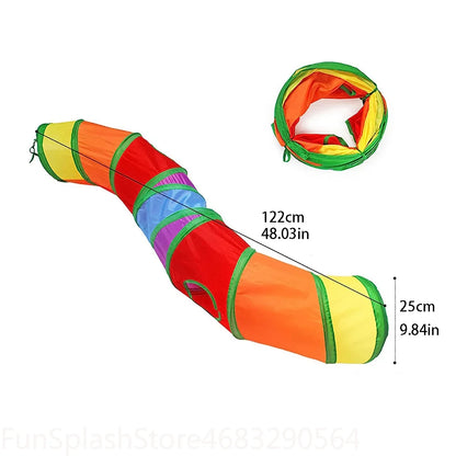 Snout & Pounce™ Foldable Cat Tunnel