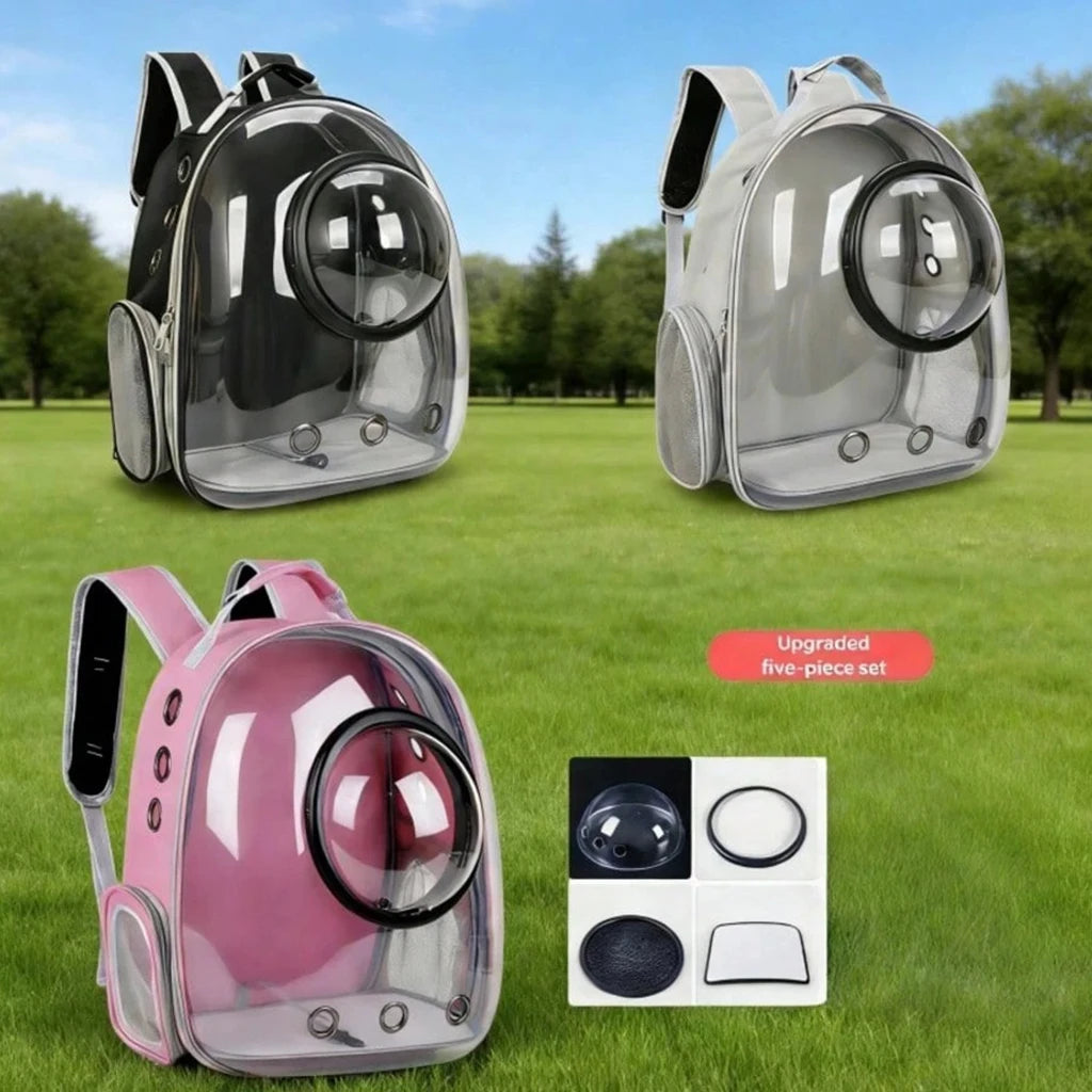 Snout & Pounce™ Ventilated Pet Carrier Backpack
