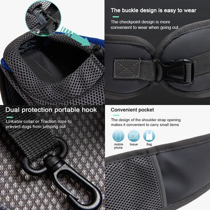 Snout & Pounce™ Hands-Free Pet Sling