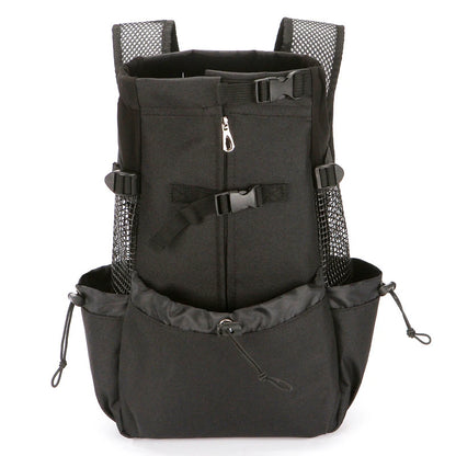 Strong Comfortable Oxford Cloth Dog Carrier Backpack for Cat Dogs High Quality Breathable Cycling Backpack for Outdoor Travel