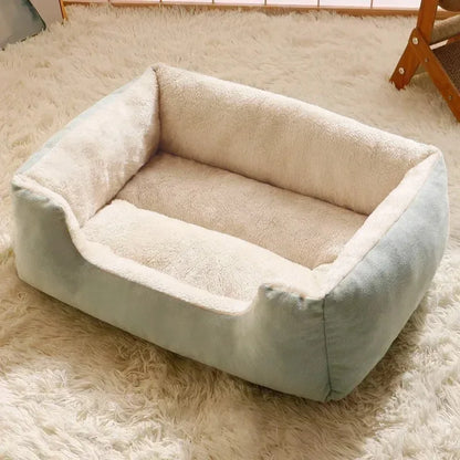 Winter Warm Pet Bed Small Medium Dog Cat Bed Teddy Comfortable Mat All Season Use