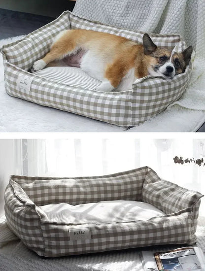 Indoor Dogs Small Medium Cat Sofa Sleeping Bed Pet Nest Cat Bed Pet Sofa Sleeping Bed Furniture Pet Supplies Accessories