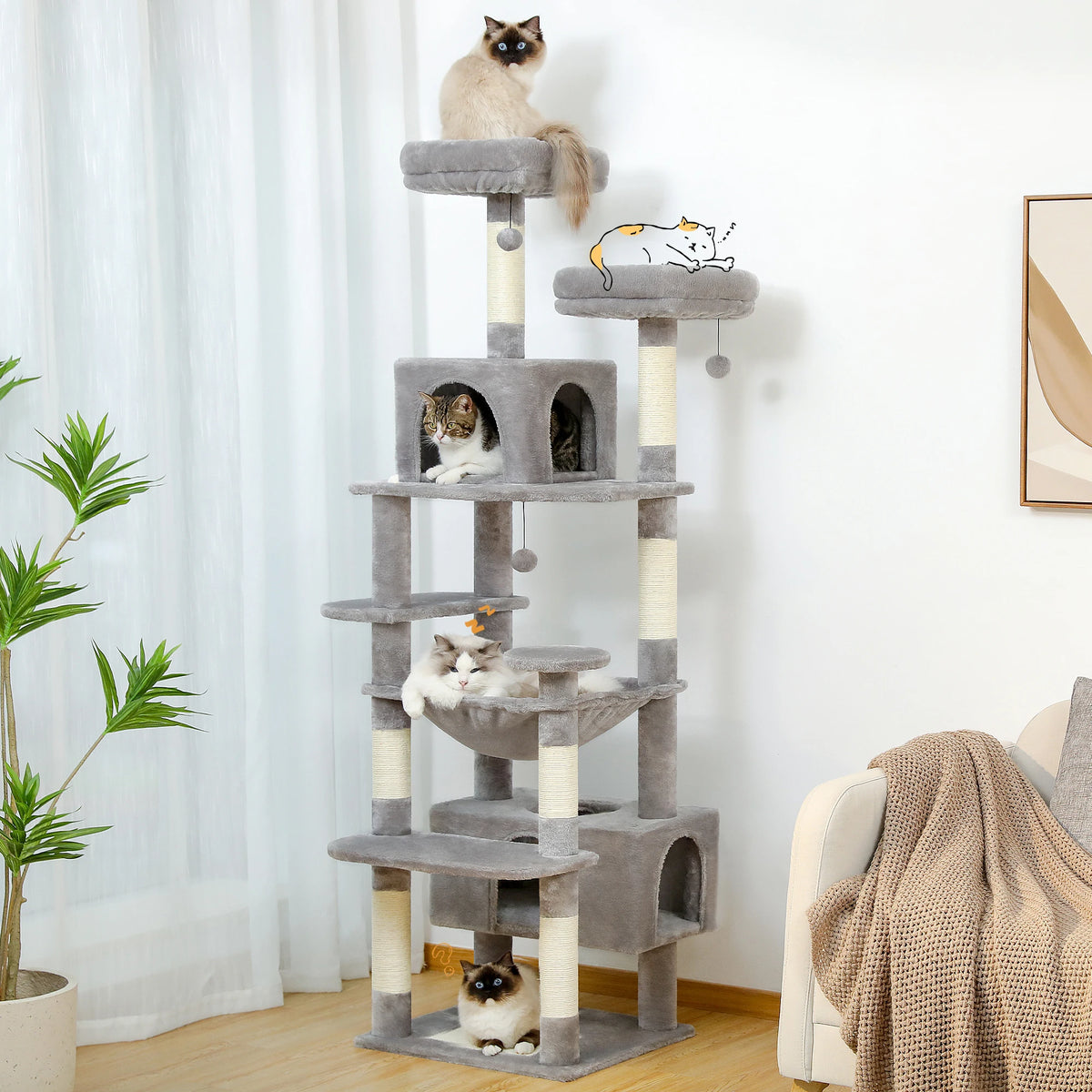 Snout & Pounce™ Luxury Cat Tree