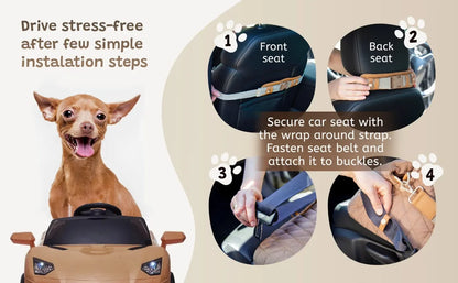 Multifunctional Pet Carrier: Handheld, 3-in-1, Car-Compatible Dog and Cat Bag, Portable Crossbody for Outings
