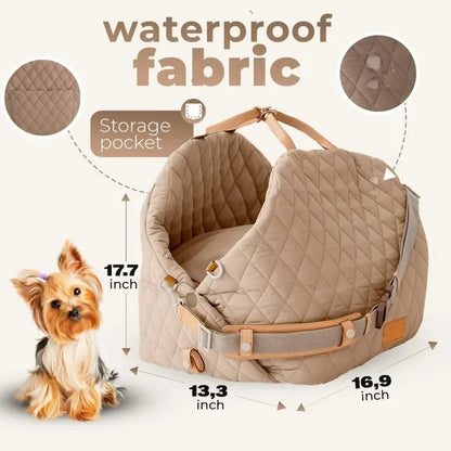Multifunctional Pet Carrier: Handheld, 3-in-1, Car-Compatible Dog and Cat Bag, Portable Crossbody for Outings