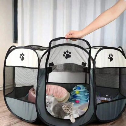 Snout & Pounce™ Portable Pet Playpen