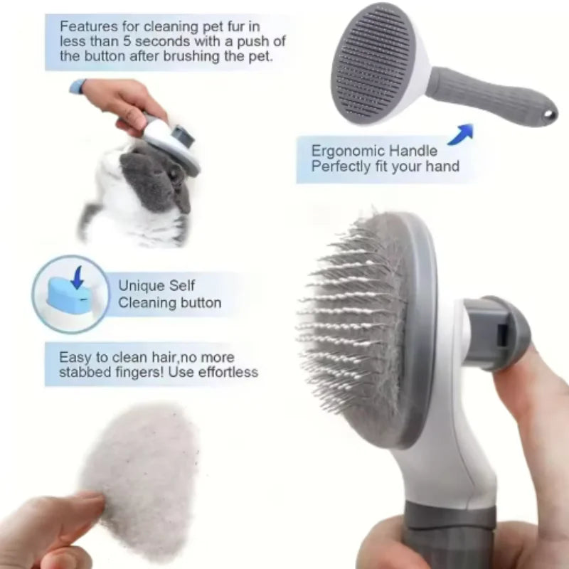 Snout & Pounce™ 2-in-1 Deshedding Brush