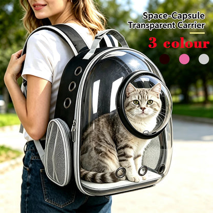 Snout & Pounce™ Ventilated Pet Carrier Backpack