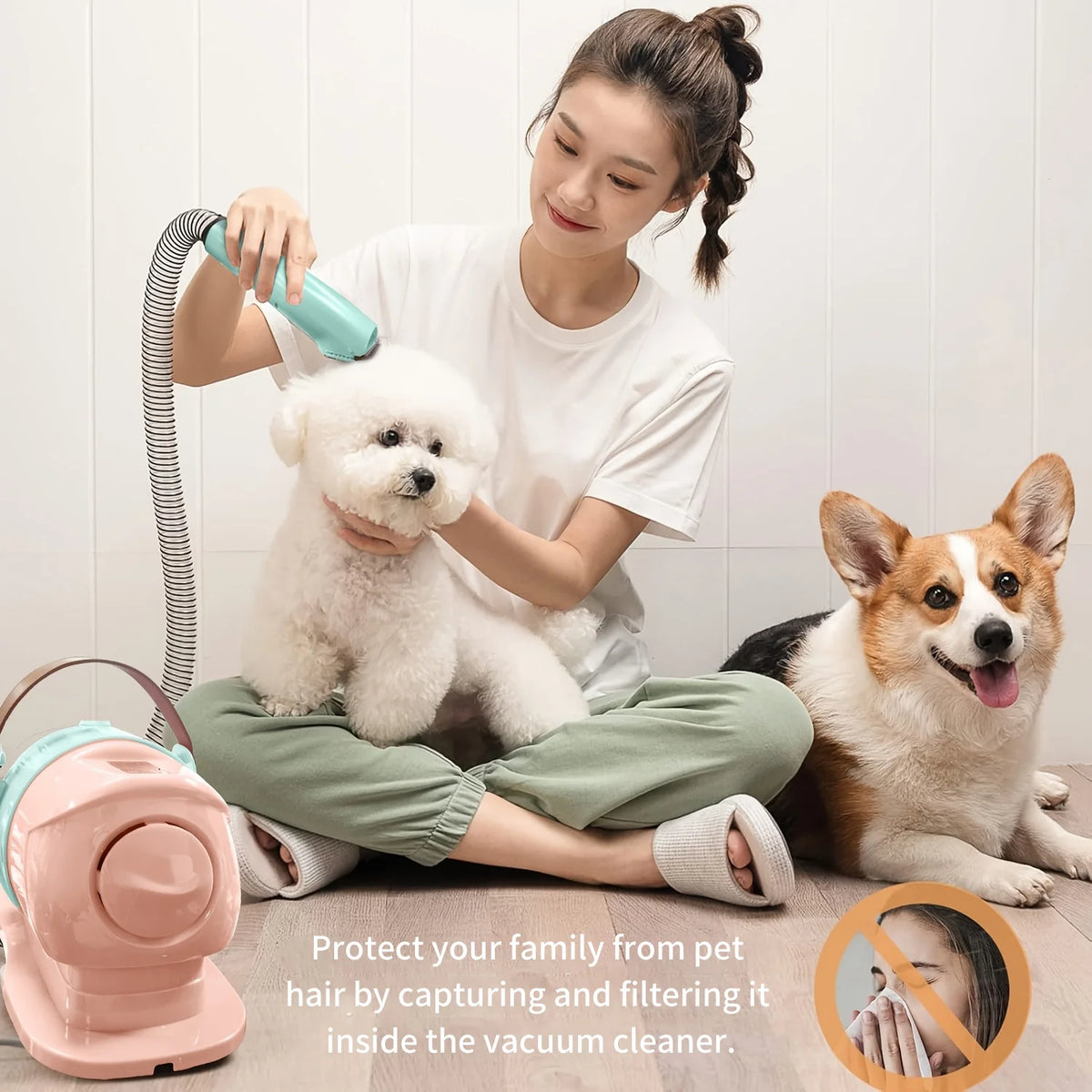 Snout & Pounce™ Grooming Vacuum Kit