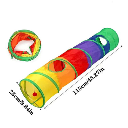 Snout & Pounce™ Foldable Cat Tunnel