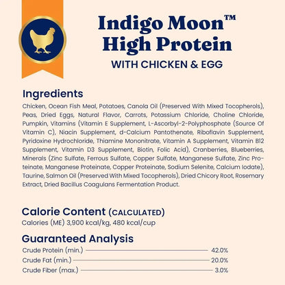 Premium High Protein Dry Cat Food Grain Free Gluten Free Nutritional Kibble with Omega 3 Fatty Acids Healthy Feline Diet Pet Nutrition Complete Balanced Daily Feed for Adult Cats Kittens Pet Care Supplies