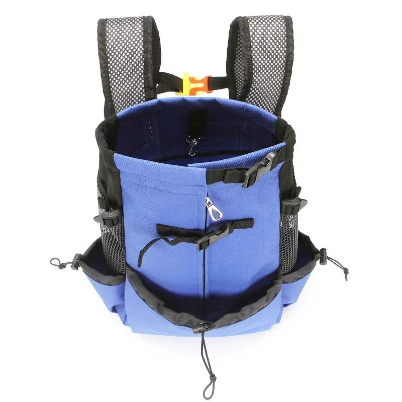 Strong Comfortable Oxford Cloth Dog Carrier Backpack for Cat Dogs High Quality Breathable Cycling Backpack for Outdoor Travel