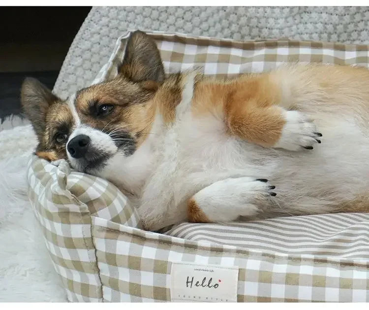 Indoor Dogs Small Medium Cat Sofa Sleeping Bed Pet Nest Cat Bed Pet Sofa Sleeping Bed Furniture Pet Supplies Accessories