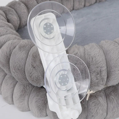 Strong Suction Cups Cat Window Hammock Winter Warm Soft Double-Sided Plush Non-Slip Hanging Cat Sleeping Pad Indoor Pet Supplies