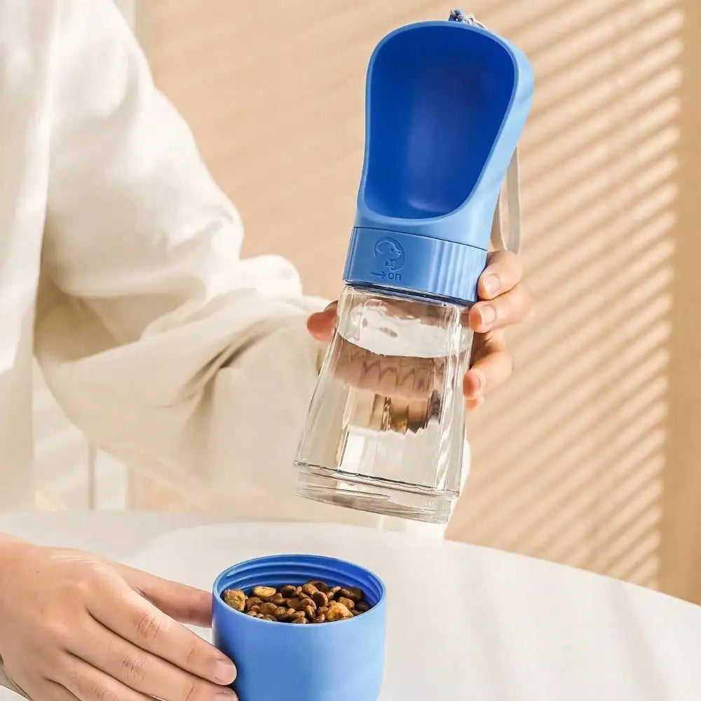 Snout & Pounce™ 3-in-1 Travel Water Bottle