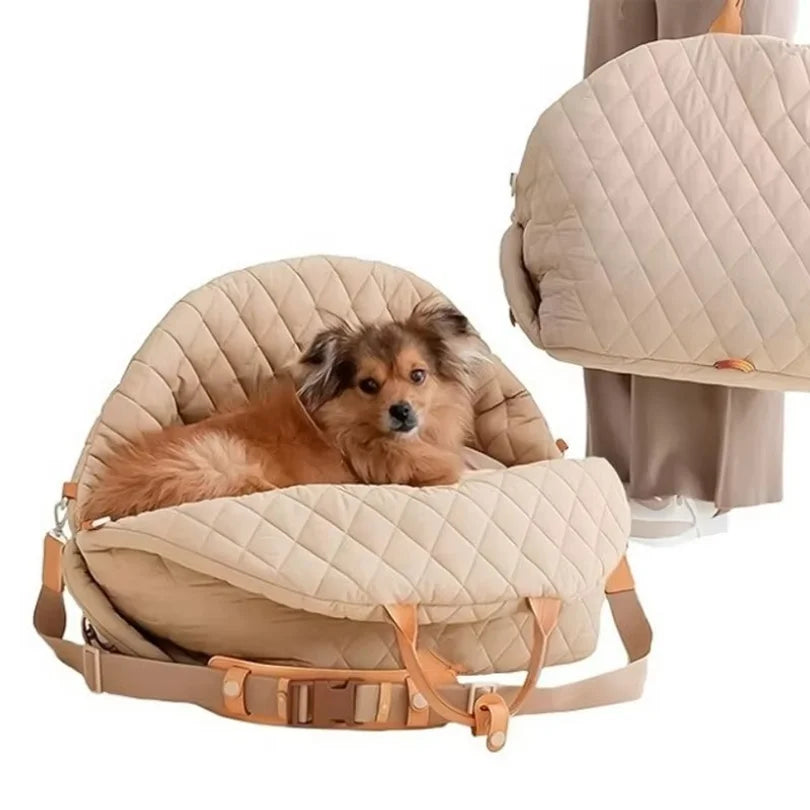 Multifunctional Pet Carrier: Handheld, 3-in-1, Car-Compatible Dog and Cat Bag, Portable Crossbody for Outings