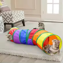Snout & Pounce™ Foldable Cat Tunnel