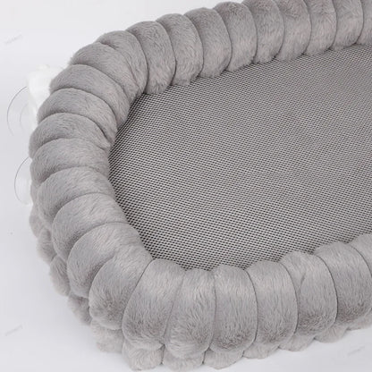 Strong Suction Cups Cat Window Hammock Winter Warm Soft Double-Sided Plush Non-Slip Hanging Cat Sleeping Pad Indoor Pet Supplies