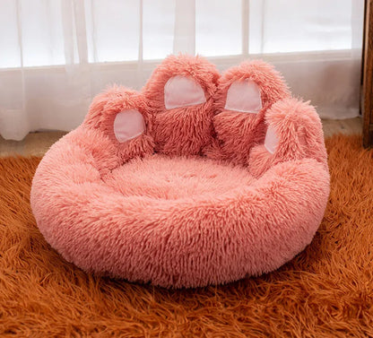 Fluffy Dog Bed Winter Warm Large Pet Products Small Sofa Baskets Pets Kennel Mat Puppy Cats Supplies Basket Blanket Accessories