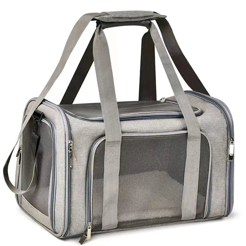 Airline Approved Dog Carrier Backpack Soft Side Pet Travel Bag for Small Dogs And Cats Lightweight Portable Cat Transport for Ou